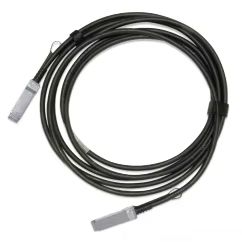 Kabel Tembaga Langsung Mellanox MCP1600-E003E26 Direct Attach InfiniBand EDR hingga 100Gb/s QSFP28 3m Hitam 26AWG