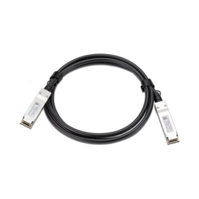 Kabel Tembaga Direct Attach Mellanox InfiniBand EDR hingga 100Gb/s QSFP28 3m Hitam 26AWG Peralatan Fiber Optik