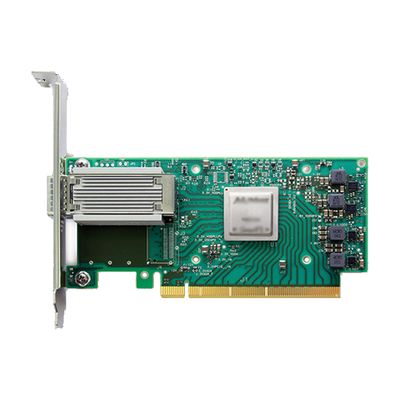 Mellanox MCX515A-GCAT 50G Kartu Antarmuka Jaringan Port Ganda ConnectX-5 EN Adapter SFP Nirkabel USB Kabel Eksternal PCIe Komputer