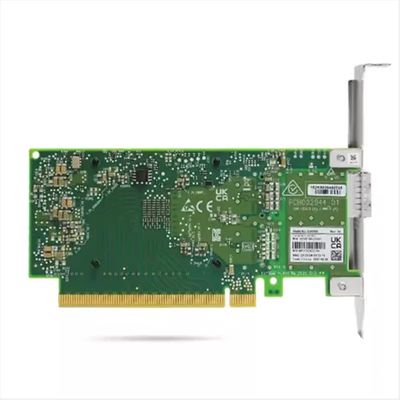 Mellanox MCX515A-CCUT QSFP28 ConnectX-5 Adaptor Serat Optik Port Tunggal untuk Ethernet 4G Braket Tinggi Garansi 1 Tahun DC 12V