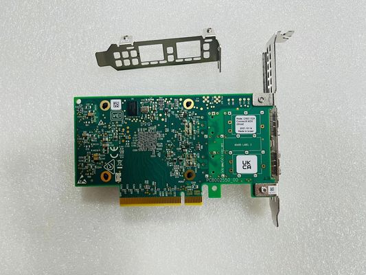 Kartu Adaptor EN Nirkabel Mellanox MCX621202AC-ADAT ConnectX-6 Dx Server Internal 25GbE Dual-Port SFP28 PCI Express 4.0 X16 Stok