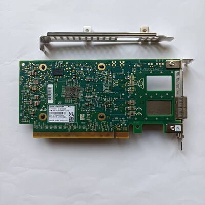 Mellanox MCX623105AN-VDAT ConnectX-6 200GbE Kartu Jaringan Saluran Serat SFP56 Port Tunggal untuk Pusat Data PCIe Internal Nirkabel