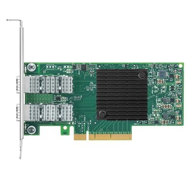 Mellanox MCX653106A-HDAT 40G Dual-Port QSFP56 Fiber Optic Adapter Card untuk 40G Ethernet dengan Garansi 1 Tahun