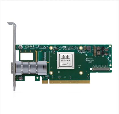 Mellanox MCX653105A-HDAT ConnectX-6 Adapter Card Infiniband&Ethernet 200GbE Single-Port QSFP56 PCIe 4.0 X16 Bracket Tinggi