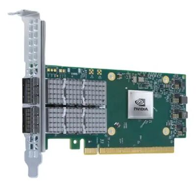 Kartu Antarmuka Jaringan Ethernet NVIDIA Connect-6 VPI Series MCX654106A-HCAT PCIe 3.0x16 Dual Port 200Gb/s QSFP56 Server
