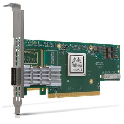 Kartu Antarmuka Jaringan Ethernet NVIDIA Connect-6 VPI Series MCX654106A-HCAT PCIe 3.0x16 Dual Port 200Gb/s QSFP56 Server