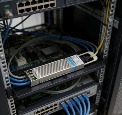 NVIDIA MMA4Z00-NS400 Compatible 400G OSFP SR4 PAM4 Fiber Transceiver Module