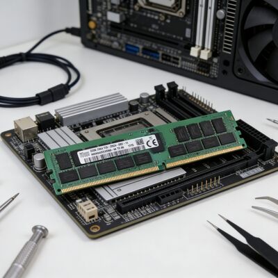 SK Hynix asli 32GB DDR4 2666MHz ECC RDIMM HMA84GR7AFR4N-VK untuk Server Data Center Cloud Computing