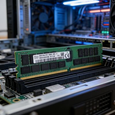 SK Hynix asli 32GB DDR4 2666MHz ECC RDIMM HMA84GR7AFR4N-VK untuk Server Data Center Cloud Computing