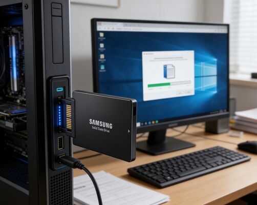 Samsung MZQLB7T6HALA-00W07 7.68TB PCIe 3.0 NVMe U.2 Enterprise SSD untuk Server Pusat Data