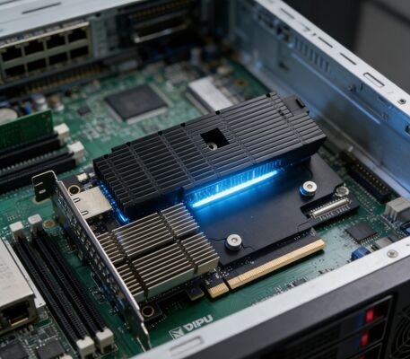 NVIDIA BlueField-3 B3240 900-9D3B6-00CN-AB0 DPU 16 Core Arm 32GB DDR5 2x400GbE QSFP112 PCIe Gen5 x16 FHHL Pending Cooling Unit Pemrosesan Data