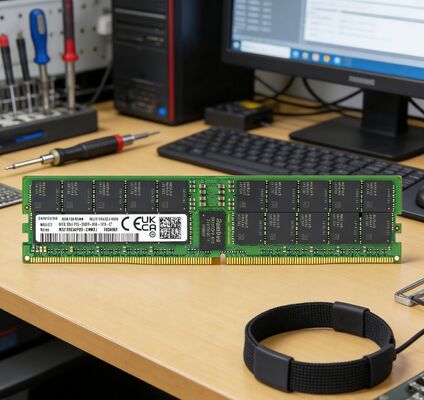 Samsung M321R8GA0PB0-CWMCJ 64GB DDR5 5600MT/s (PC5-44800) ECC RDIMM 2Rx4 1.1V Server Memory RAM