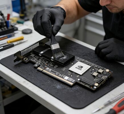 Kartu Jaringan PCIe 6.0 QSFP112 NVIDIA C8220 ConnectX‑8 SuperNIC 200GbE/400GbE NDR200 InfiniBand