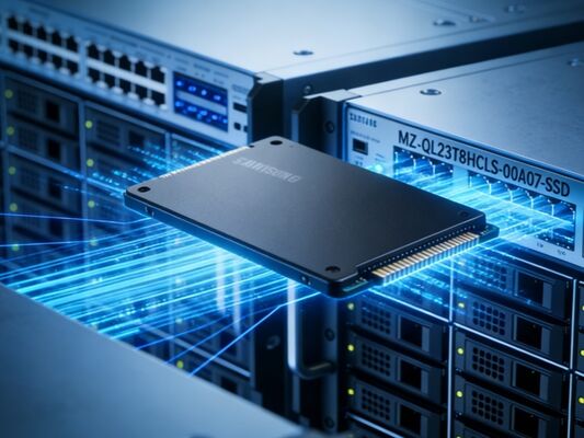 Samsung MZQL23T8HCLS-00A07 3.84TB Enterprise SSD U.2 PCIe 4.0 NVMe 1.0 DWPD Jaminan 5 Tahun Solid State Drive