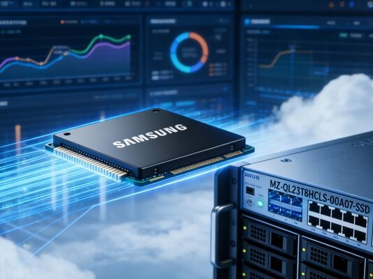 Original Samsung 3.84TB U.2 SSD MZQL23T8HCLS-00A07 PCIe 4.0 NVMe TLC Enterprise SSD untuk Server Cloud Storage