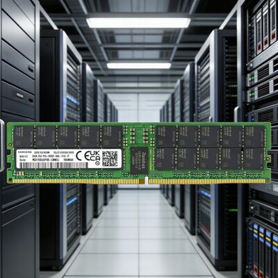 Samsung M321R8GA0PB0-CWMCJ asli 64GB DDR5 ECC RDIMM 288-Pin untuk Enterprise Server