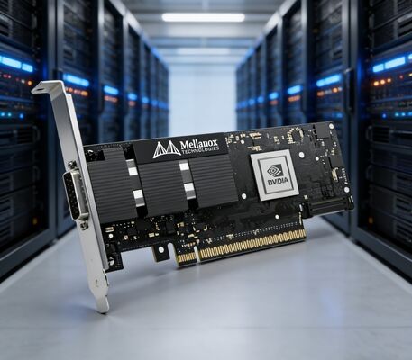 400Gb NDR VPI Adapter MCX75310AAS-NEAT ConnectX-7 OSFP tunggal untuk AI HPC Datacenter Cluster