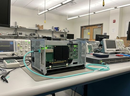 Kartu Antarmuka Jaringan NVIDIA MCX75310AAS-NEAT ConnectX-7 VPI Port Tunggal OSFP 400GbE NDR InfiniBand PCIe5.0 x16