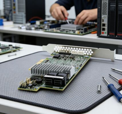 LSI 9361-8i MegaRAID SAS RAID Controller 8-Port 12Gb/s PCIe 3.0 x8 SFF8643 Kartu penyimpanan