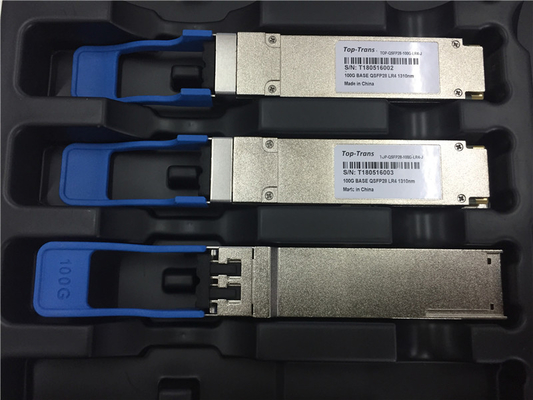 Modul Trans 100G QSFP28 Top Dari CWDM4 MSA 1310NM 10km LR4 Transceiver