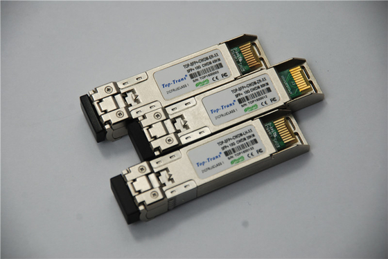 Aplikasi Untuk 10G Fibre Channel CWDM Sfp Modul Optik Modul Transceiver 40Km