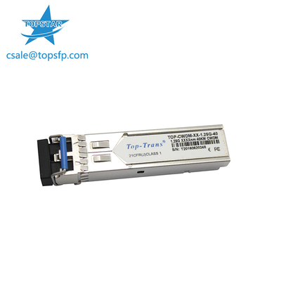Toptrans CWDM SFP Optical Transceiver SMF SFP 1.25G 1310nm 40km