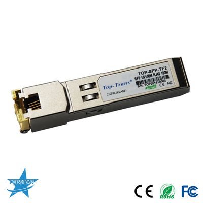 100m 10/100Base Tembaga SFP Transceiver Rj45 Konektor ROHS