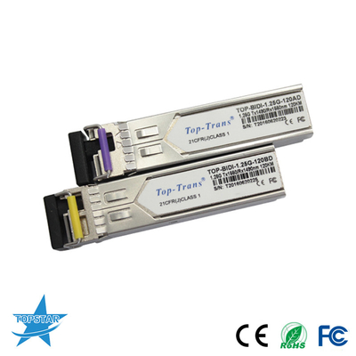 1310/1550nm 120KM SFP Optical Transceiver 1.25G Bidi SFP Module