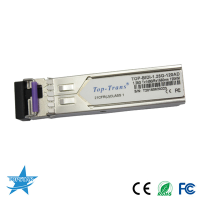 1310/1550nm 120KM SFP Optical Transceiver 1.25G Bidi SFP Module