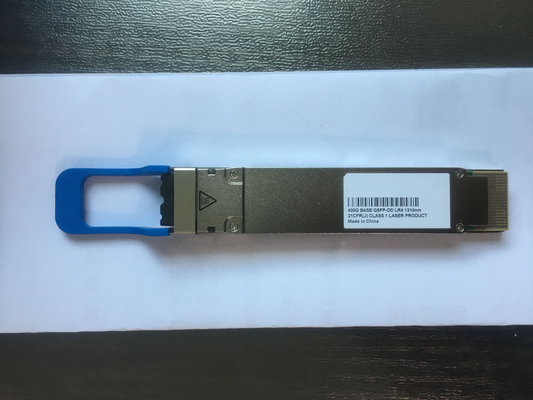 QSFP-DD Perumahan Modul Optik 400G 400GBASE-LR8 10km NRZ LC Connector