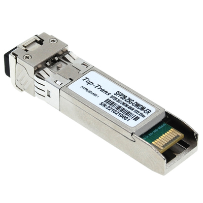 25g Sfp28 DWDM Transceiver 25GBASE CPRI C Band 40KM SMF Dual LC DOM Untuk 5G IoT Access