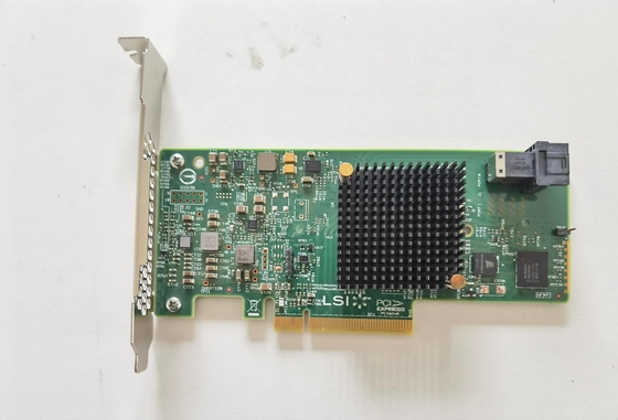 LSI SAS 9300-4i PCI Express Ke Kartu Adaptor Jaringan Serial 12Gb/S