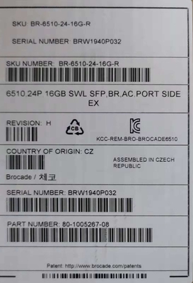 BR-6510-48-16G-R Brocade Enterprise Bundle Switch 48 Port Rak Terkelola